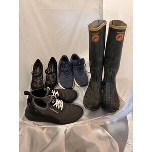 Shoes & Boots Lot -4 Pairs Includes Coach & Cole Haan- READ